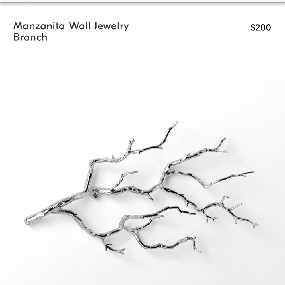 West Elm Silver Branch (Set of 2)